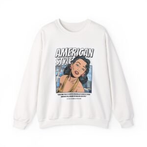 Vintage American Style Crewneck Sweatshirt (10 Packs)